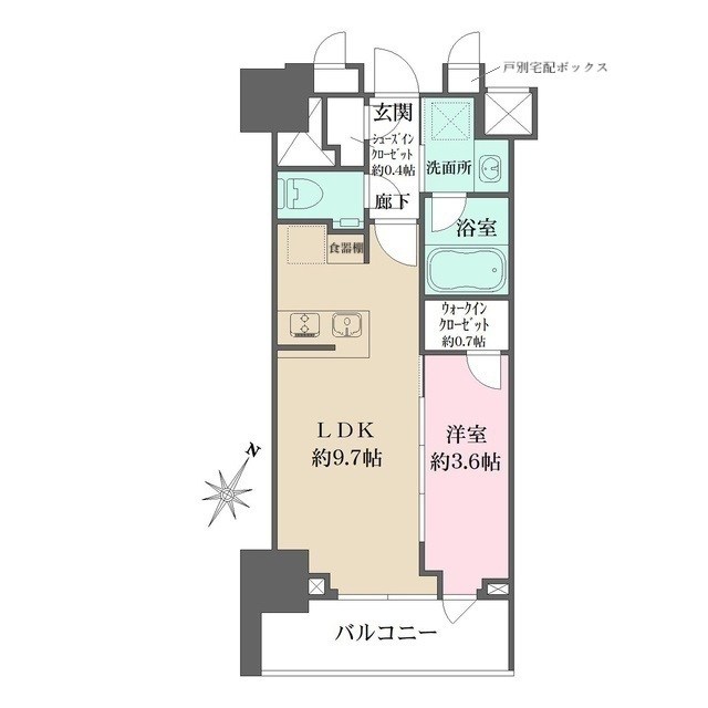 ザ・パークワンズ日本橋人形町 間取り