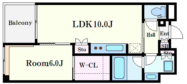レジディア日本橋浜町 間取り