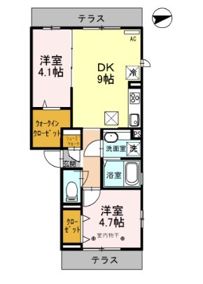 ルピナス  間取り