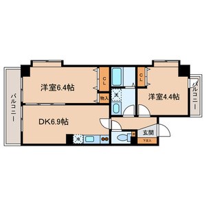 ヴァンヴェール  間取り