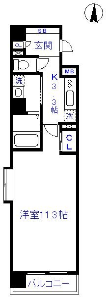 第五宝マンション  間取り