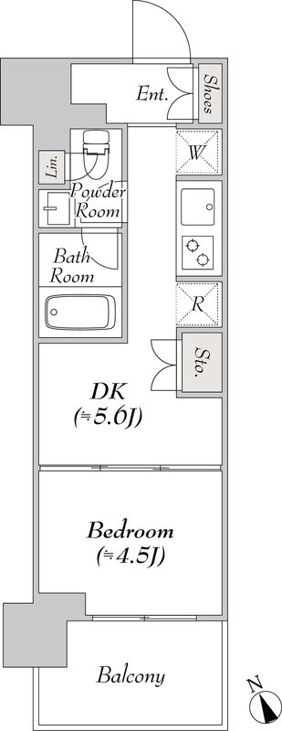 ウエリスアーバン水天宮前 間取り