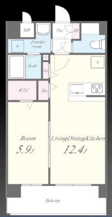 ラ　グランディール 間取り