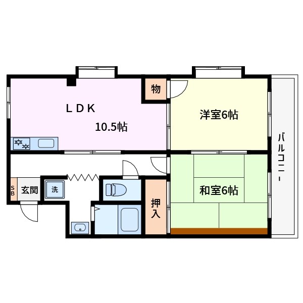 リヴハイム杉浦 間取り