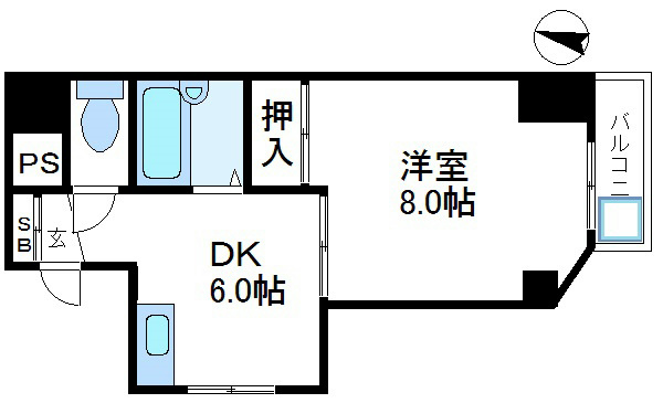 モンターニュ駒込 間取り図