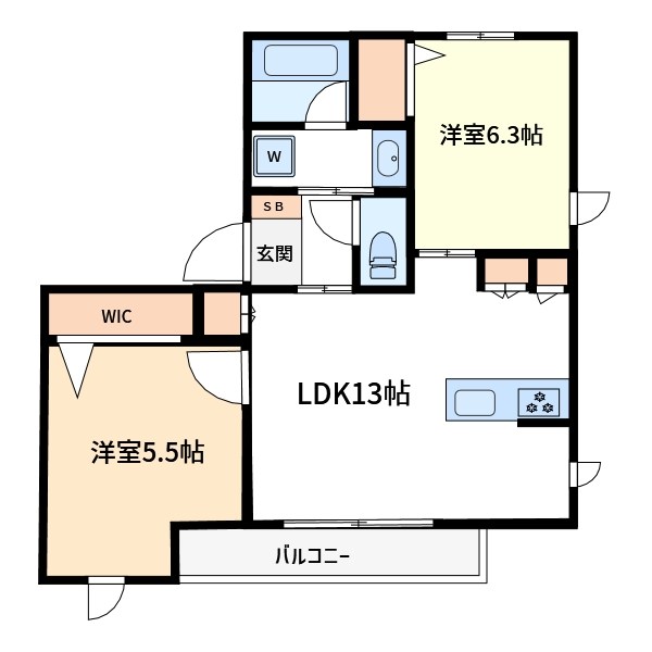 NOBLE　RYUSEN 間取り