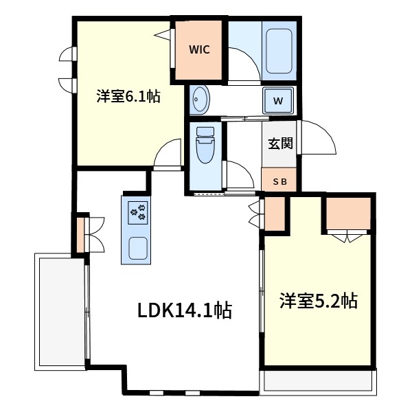 NOBLE　RYUSEN 間取り