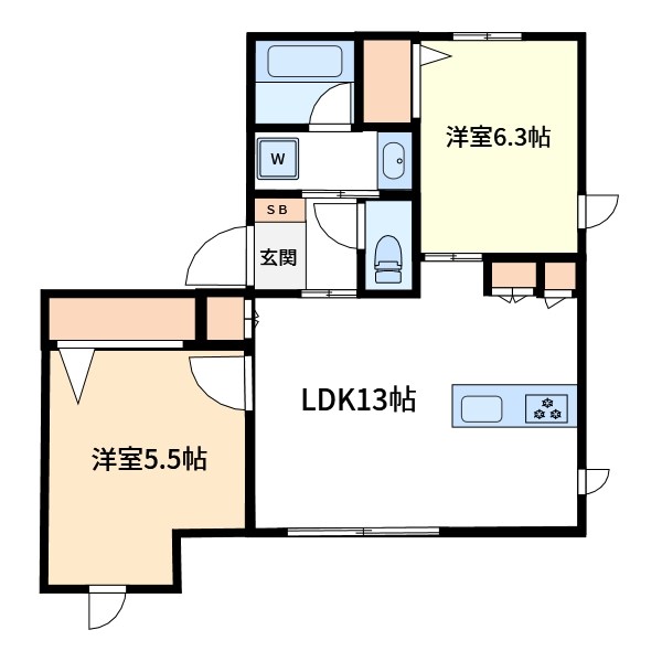 NOBLE　RYUSEN 間取り