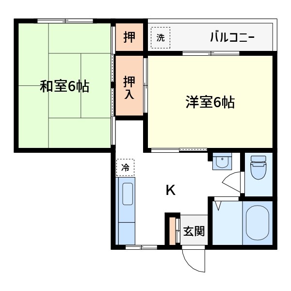 メゾン船堀 302号室 間取り