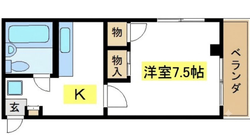 パレドゥユー 101号室 間取り