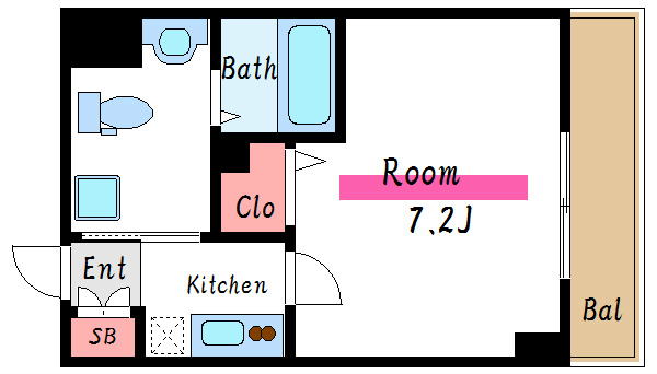 ル・リオンFreyer南砂west 間取り図