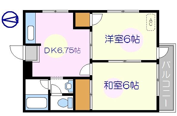 ライフ小島 間取り図