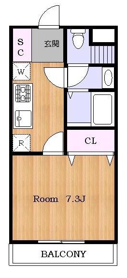 ブルックサイド西葛西 間取り図