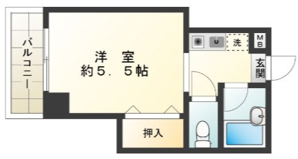 勝どき第三関根ビル 間取り図
