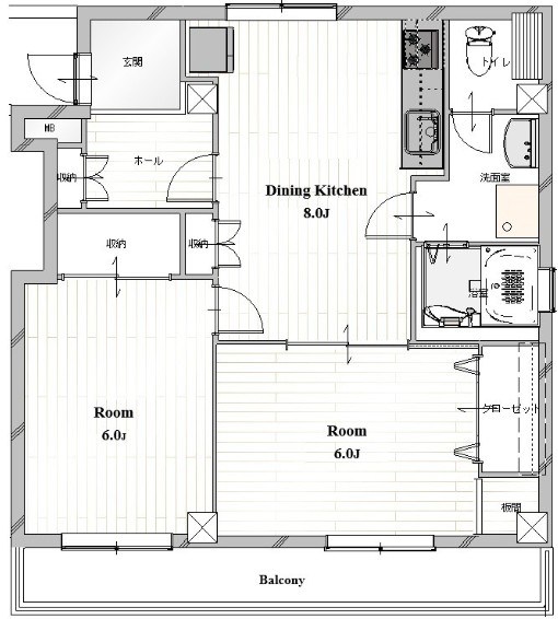 勝どき第三関根ビル 間取り