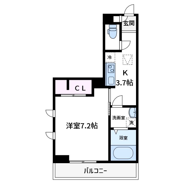 TKハウスⅠ 間取り図