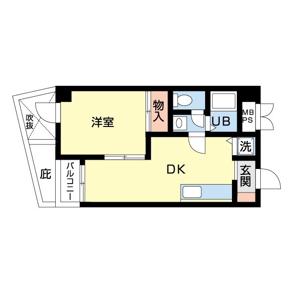 パルクレール日之出 間取り図