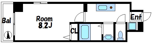 北斗ハイツ　北館 間取り図