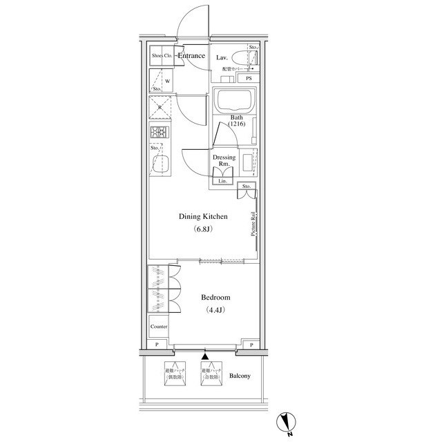 ザ・パークハビオ北千住 間取り