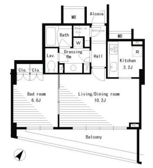 パークアクシス日本橋ステージ   間取り