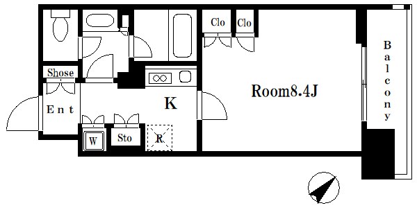 パークアクシス日本橋ステージ   間取り