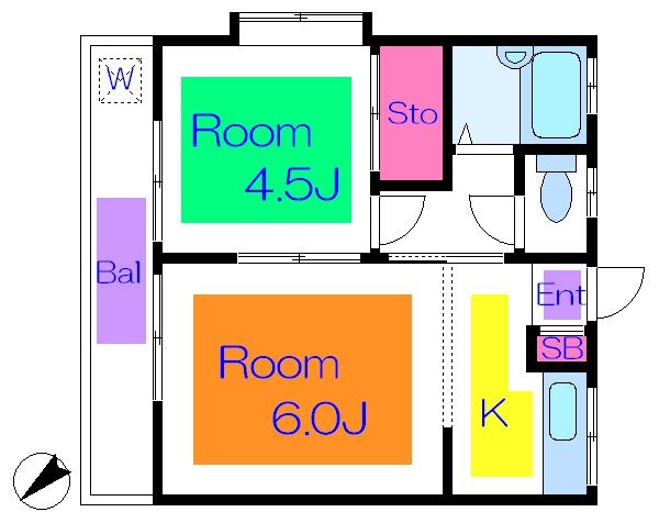 コーポ菊寿 間取り