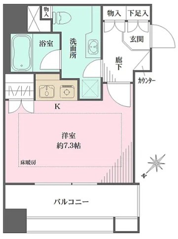ファミールグラン銀座4丁目 間取り