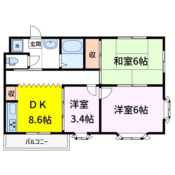 メゾン石川 間取り
