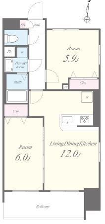 ライツ福助 間取り