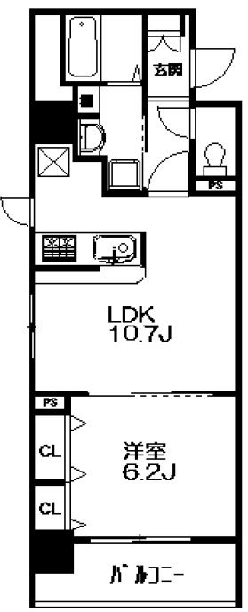 アウラデパリュール 903号室 間取り