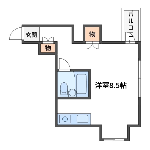 第2ビラ京松丸ビル 間取り
