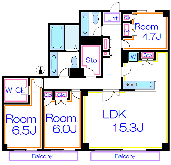 メイソンリー梅島 間取り