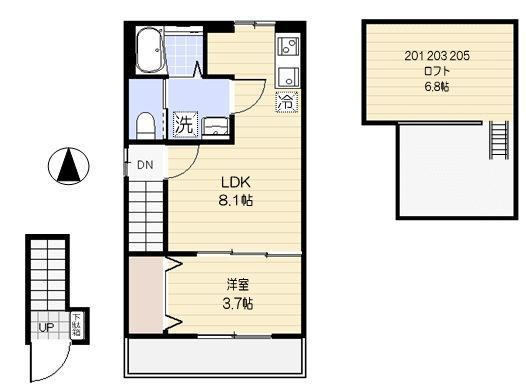 スターク亀有 間取り