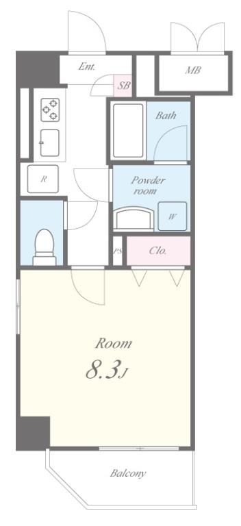 エスポアール扇西 間取り