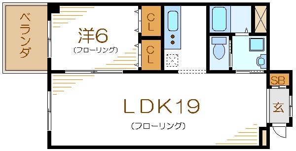 ドエルしのざき 間取り図