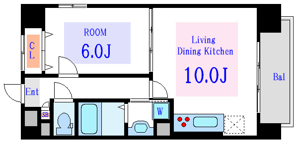 ラフィネット  間取り