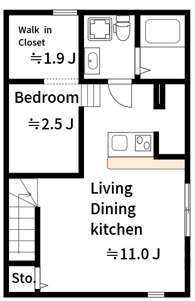 アルカンセル押上 302号室 間取り