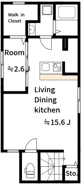 アルカンセル押上 303号室 間取り