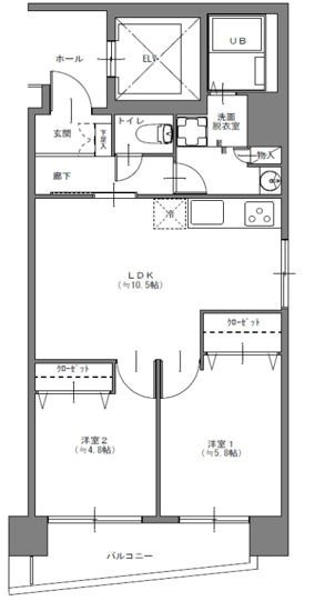 インプルーブ上野松が谷 間取り