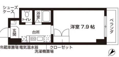 ローズウッド・ハイツ門前仲町 間取り