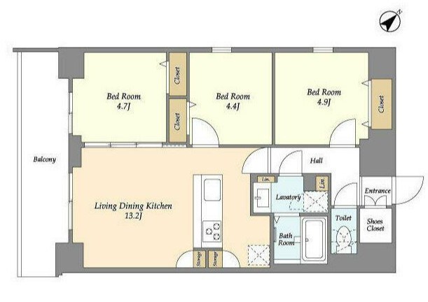 グランカーサ平井   間取り