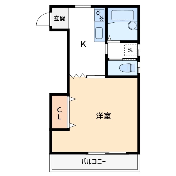 サニーハイツ 間取り図