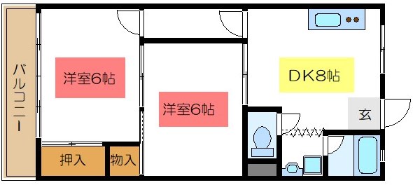 サンハイツ 間取り