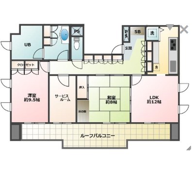 カーサマリアージュササキ  間取り図