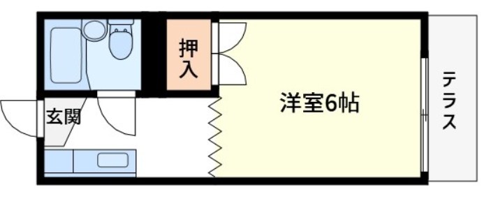 第３中川ハイツ 間取り図