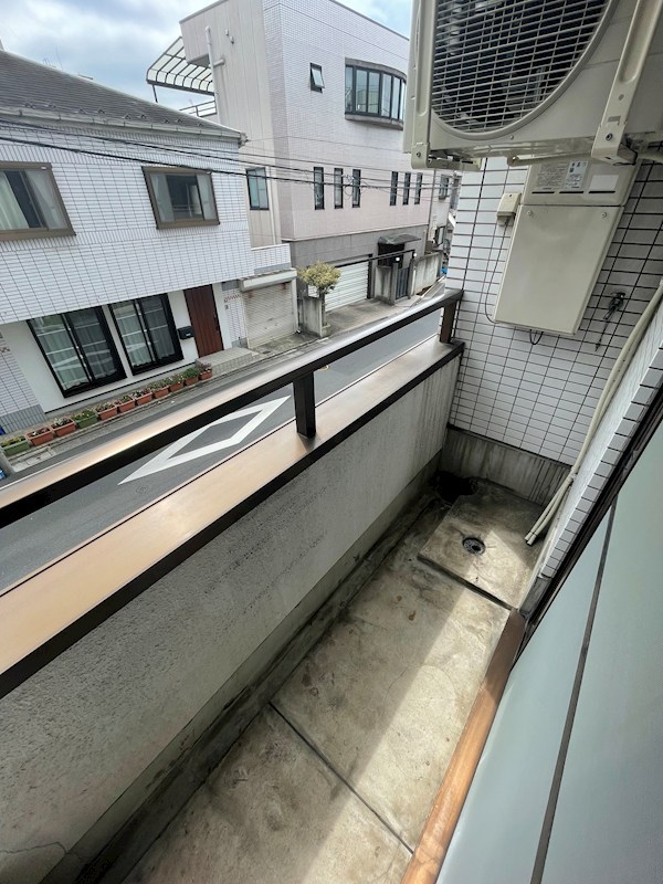 川村第三コーポ ベランダ