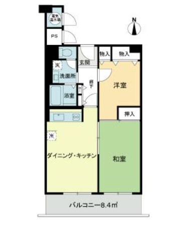 赤羽神谷サンハイツ 間取り