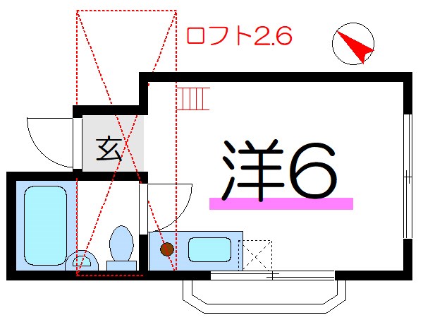 スカイコーポ 間取り