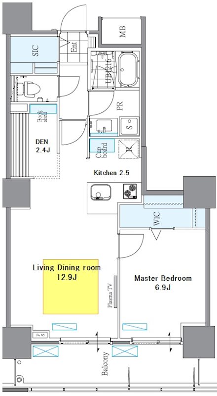 ロイヤルパークスタワー南千住 間取り図