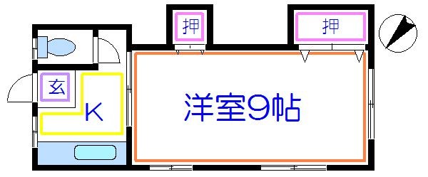 赤間荘   間取り